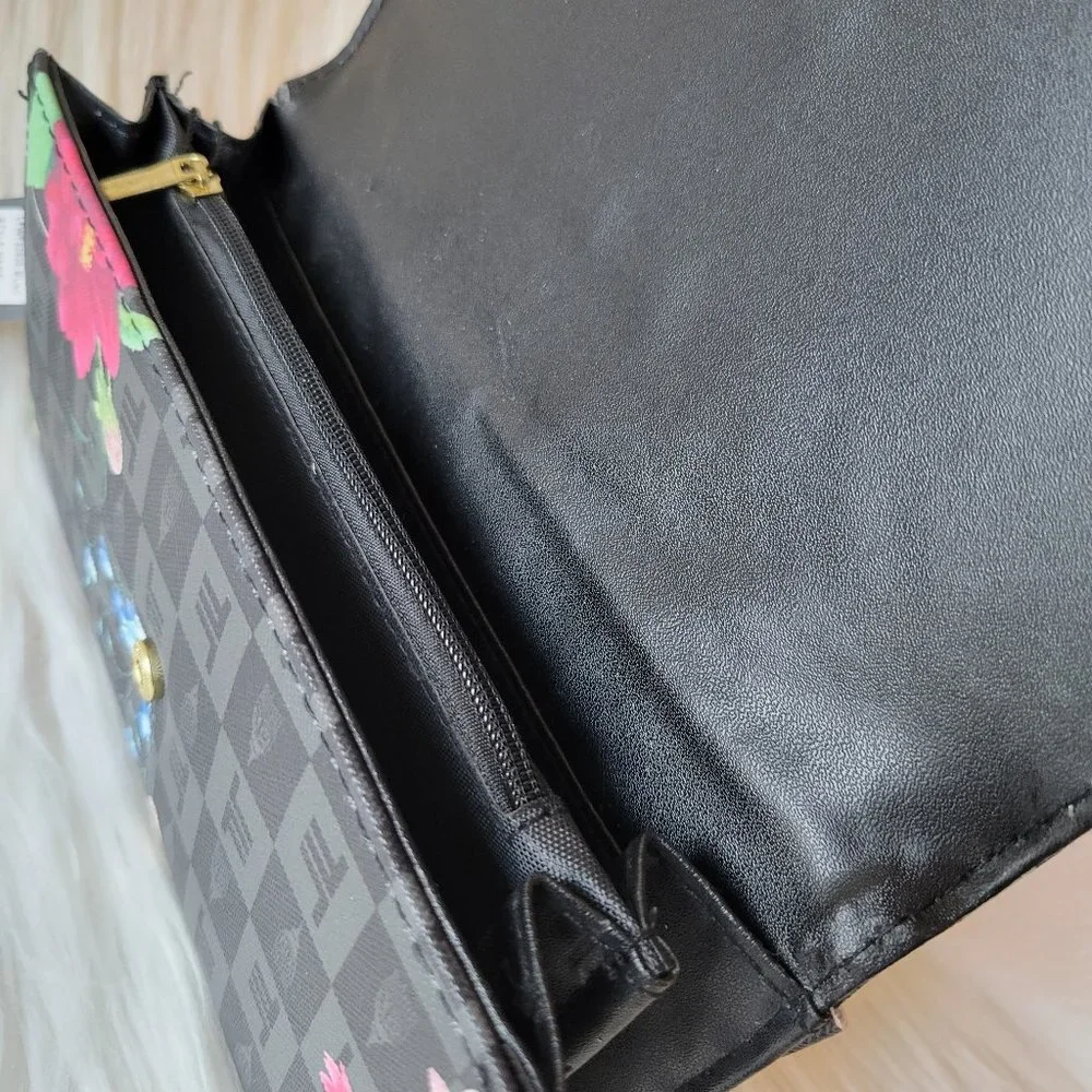 London Fog Floral Flap Wallet